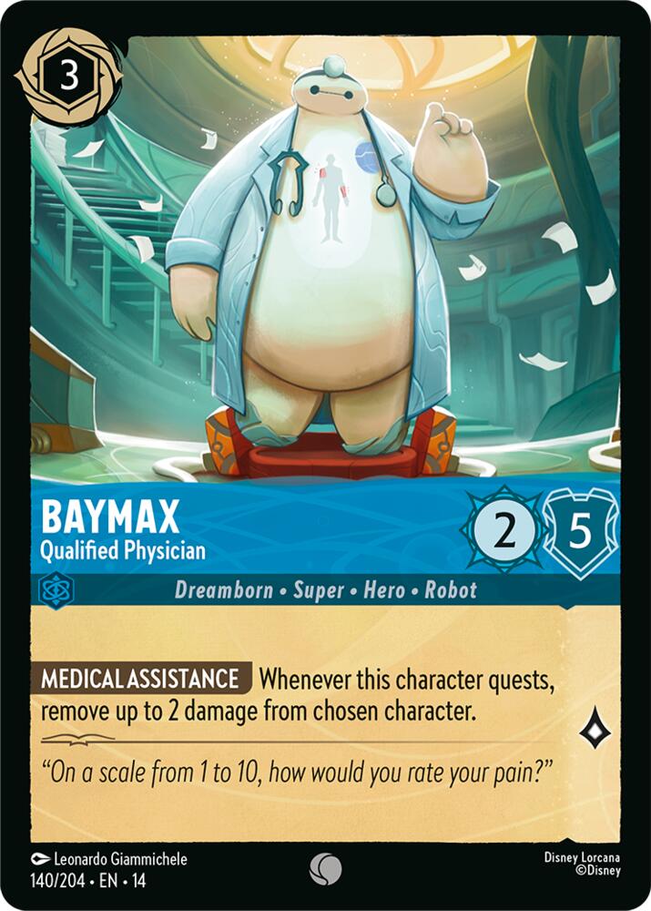 Lorcana - Baymax - Qualified Physician - Hyperia City (14)