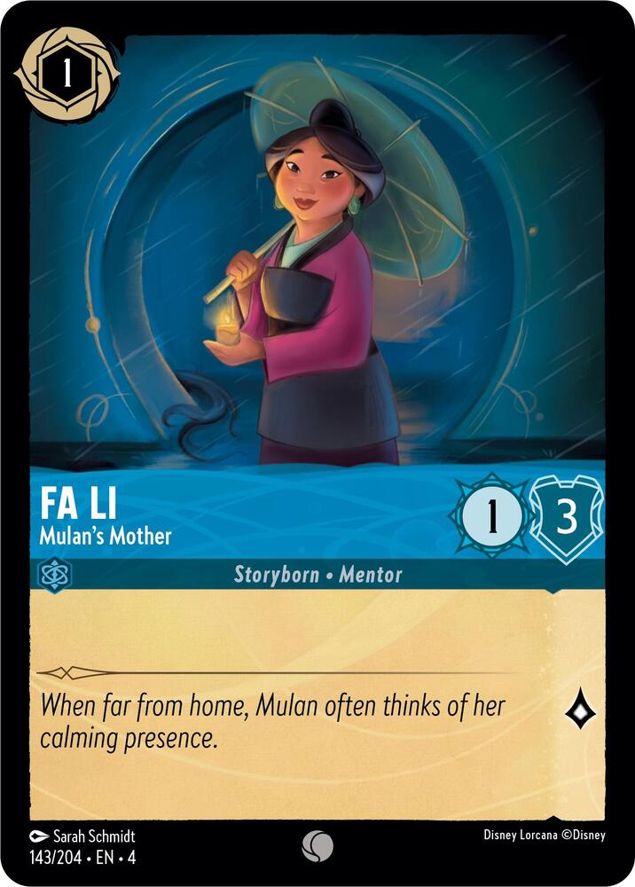 Lorcana - Fa Li - Mulan's Mother - Ursula's Return (4)