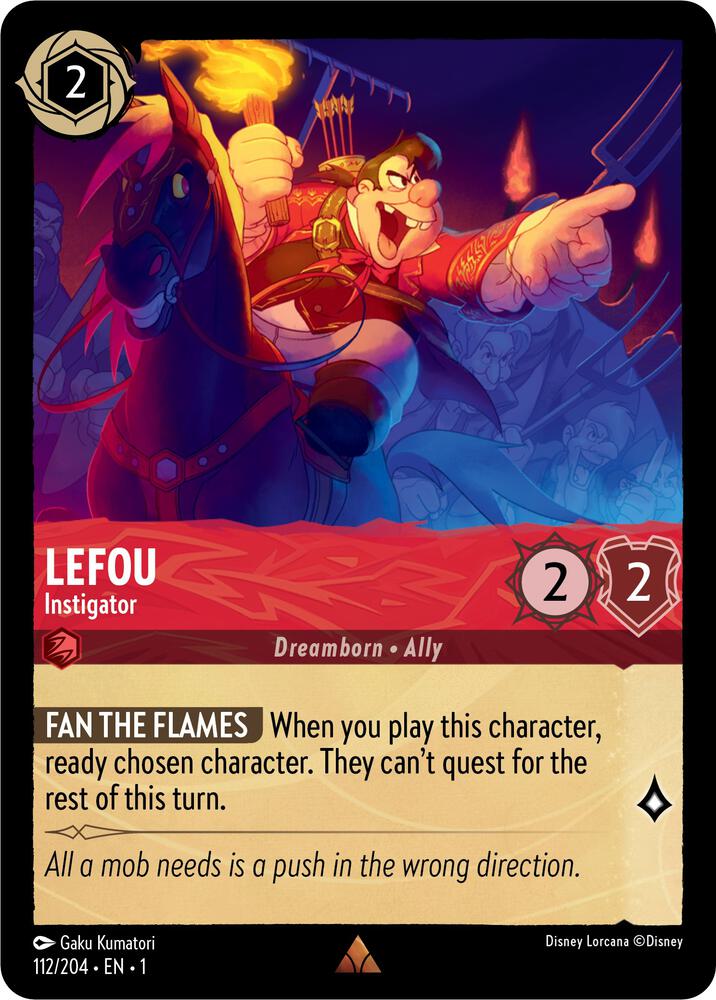 Lorcana - Lefou - Instigator - The First Chapter (1)