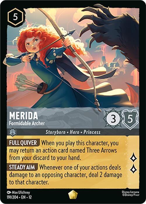 Lorcana - Merida - Formidable Archer - Wilds Unknown (12)