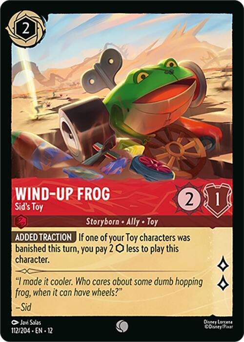 Lorcana - Wind-Up Frog - Sid's Toy - Wilds Unknown (12)