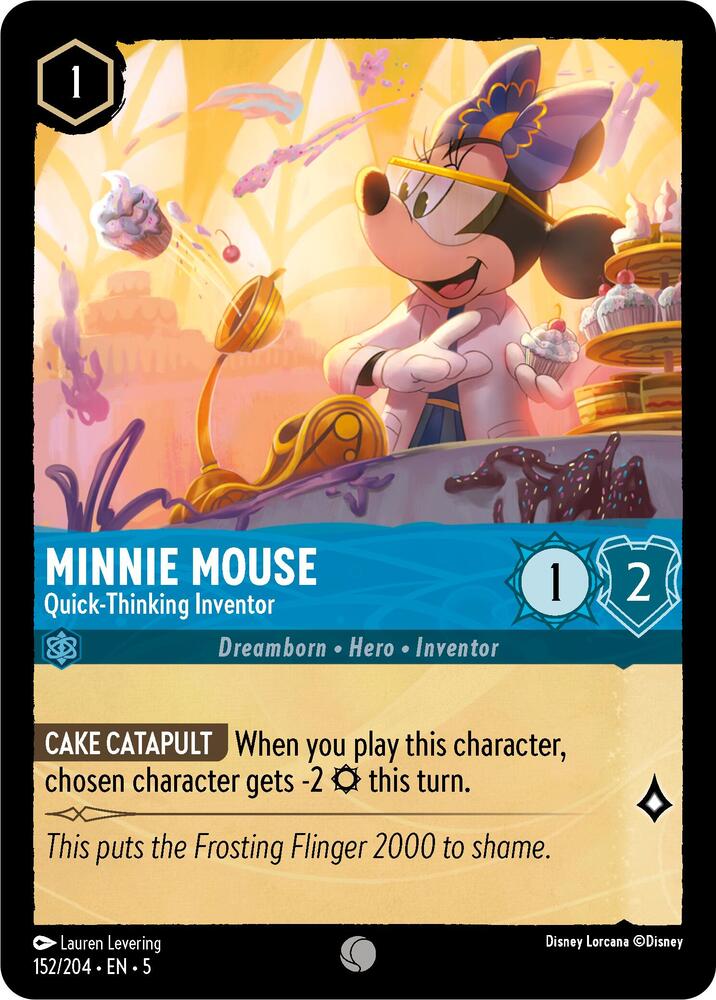 Lorcana - Minnie Mouse - Quick-Thinking Inventor - Shimmering Skies (5)