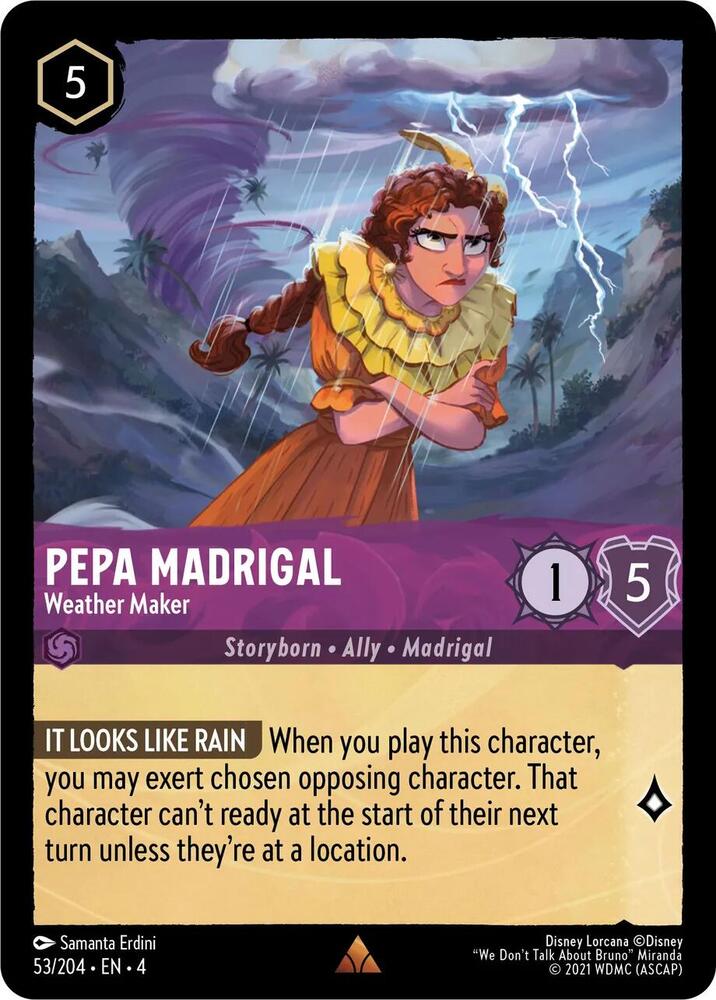 Lorcana - Pepa Madrigal - Weather Maker - Ursula's Return (4)