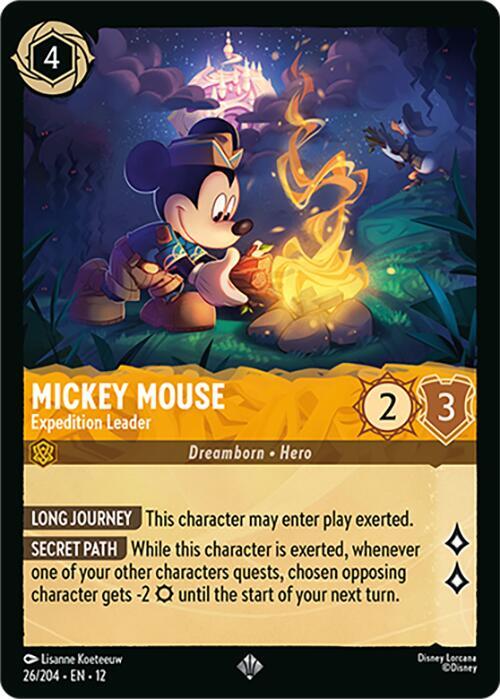 Lorcana - Mickey Mouse - Expedition Leader - Wilds Unknown (12)