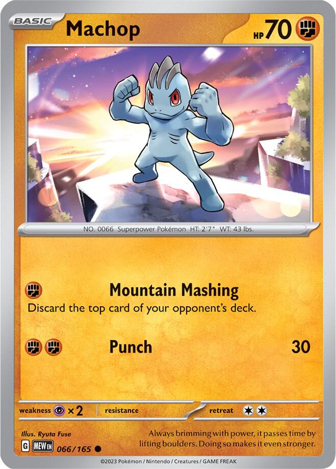 Pokemon - Machop - SV: Scarlet & Violet 151 (MEW)