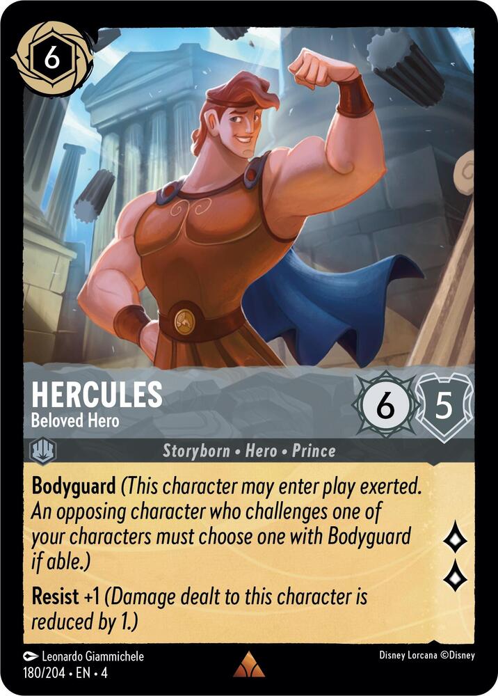 Lorcana - Hercules - Beloved Hero - Cold Foil - Ursula's Return (4)