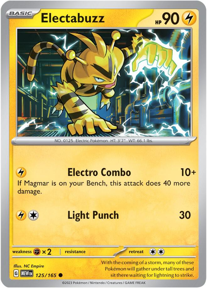 Pokemon - Electabuzz - SV: Scarlet & Violet 151 (MEW)