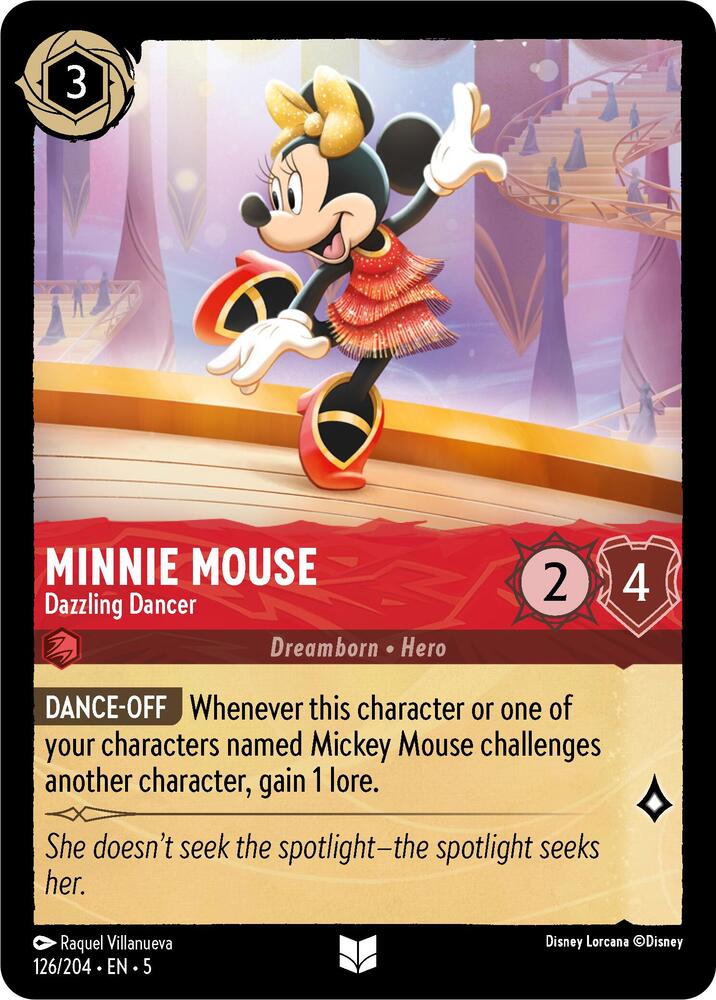 Lorcana - Minnie Mouse - Dazzling Dancer - Shimmering Skies (5)