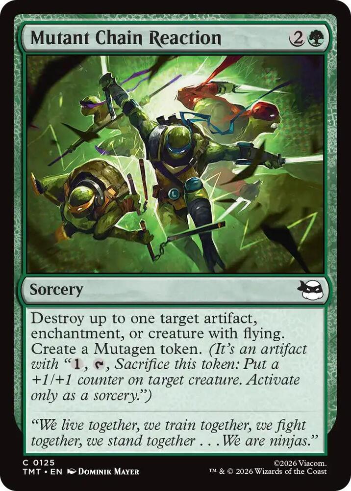 MTG - Mutant Chain Reaction - Teenage Mutant Ninja Turtles (TMT)