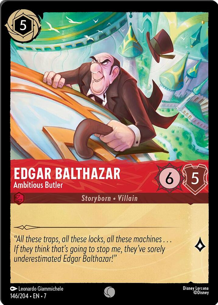 Lorcana - Edgar Balthazar - Ambitious Butler - Archazia's Island (7)