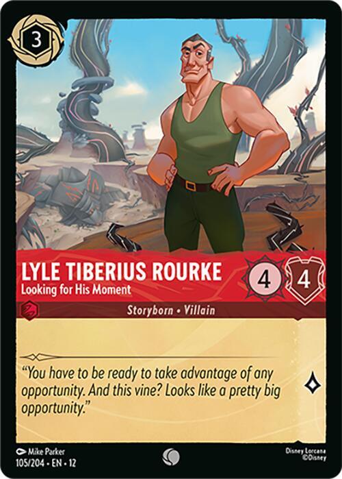 Lorcana - Lyle Tiberius Rourke - Looking for His Moment - Wilds Unknown (12)