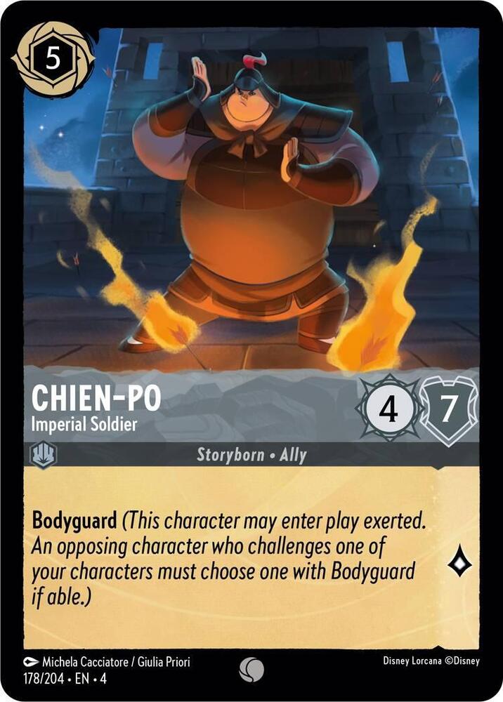 Lorcana - Chien-Po - Imperial Soldier - Ursula's Return (4)