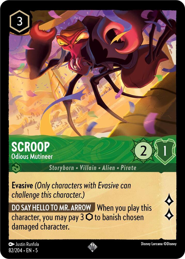 Lorcana - Scroop - Odious Mutineer - Shimmering Skies (5)