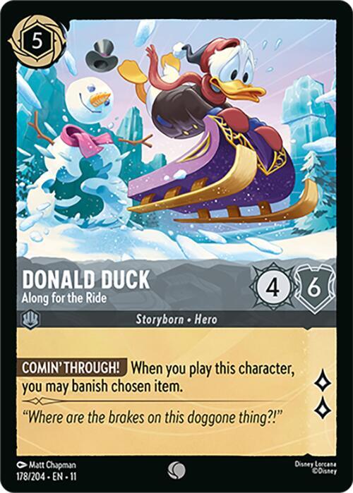 Lorcana - Donald Duck - Along for the Ride - Winterspell (11)