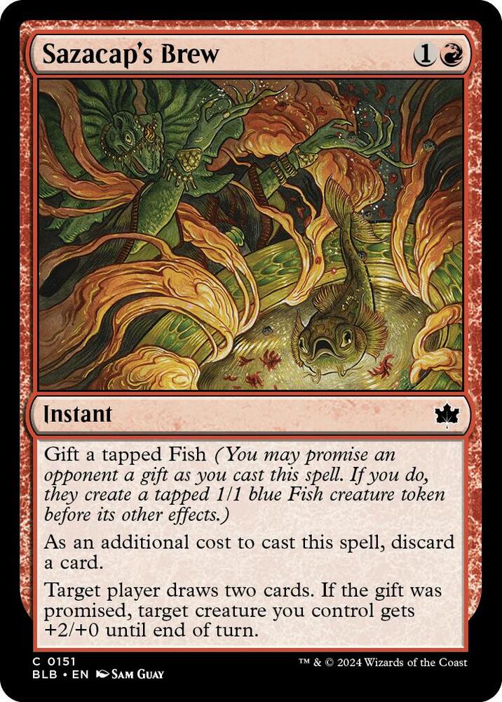 MTG - Sazacap's Brew - Bloomburrow (BLB)