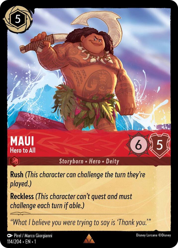 Lorcana - Maui - Hero to All - The First Chapter (1)