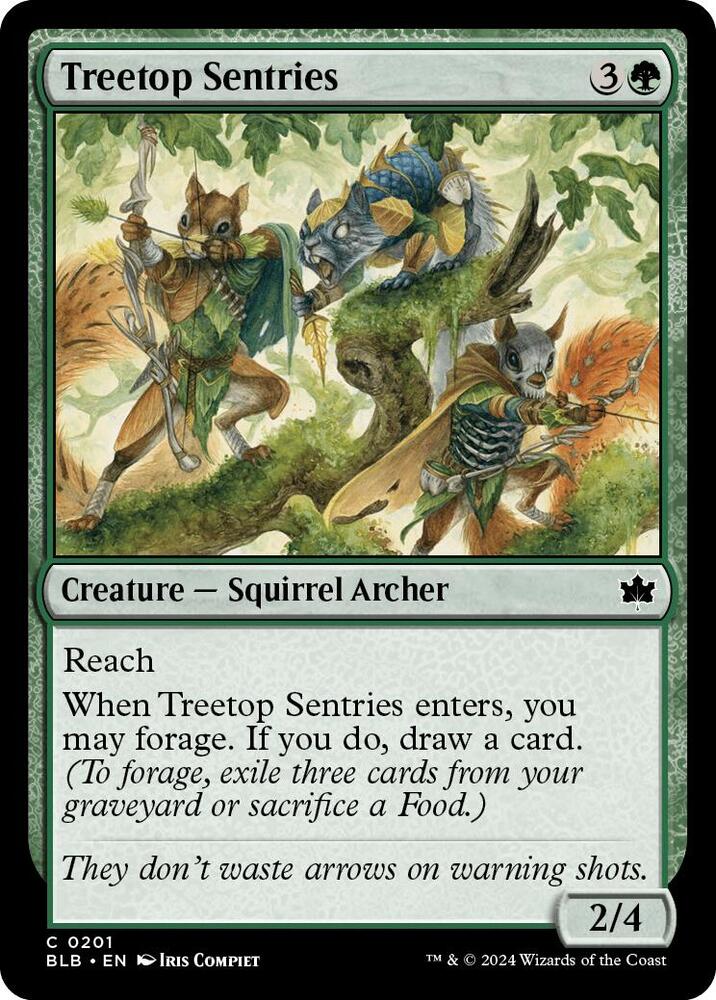 MTG - Treetop Sentries - Bloomburrow (BLB)
