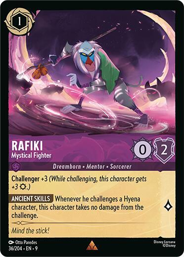 Lorcana - Rafiki - Mystical Fighter - Fabled (9)