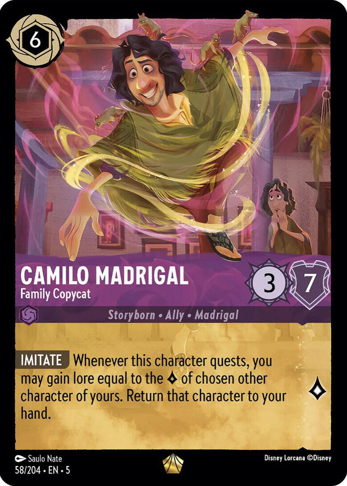 Lorcana - Camilo Madrigal - Family Copycat - Shimmering Skies (5)