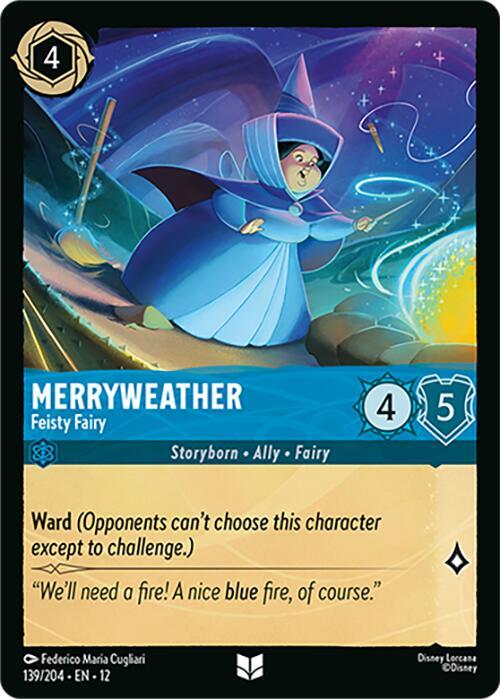 Lorcana - Merryweather - Feisty Fairy - Wilds Unknown (12)