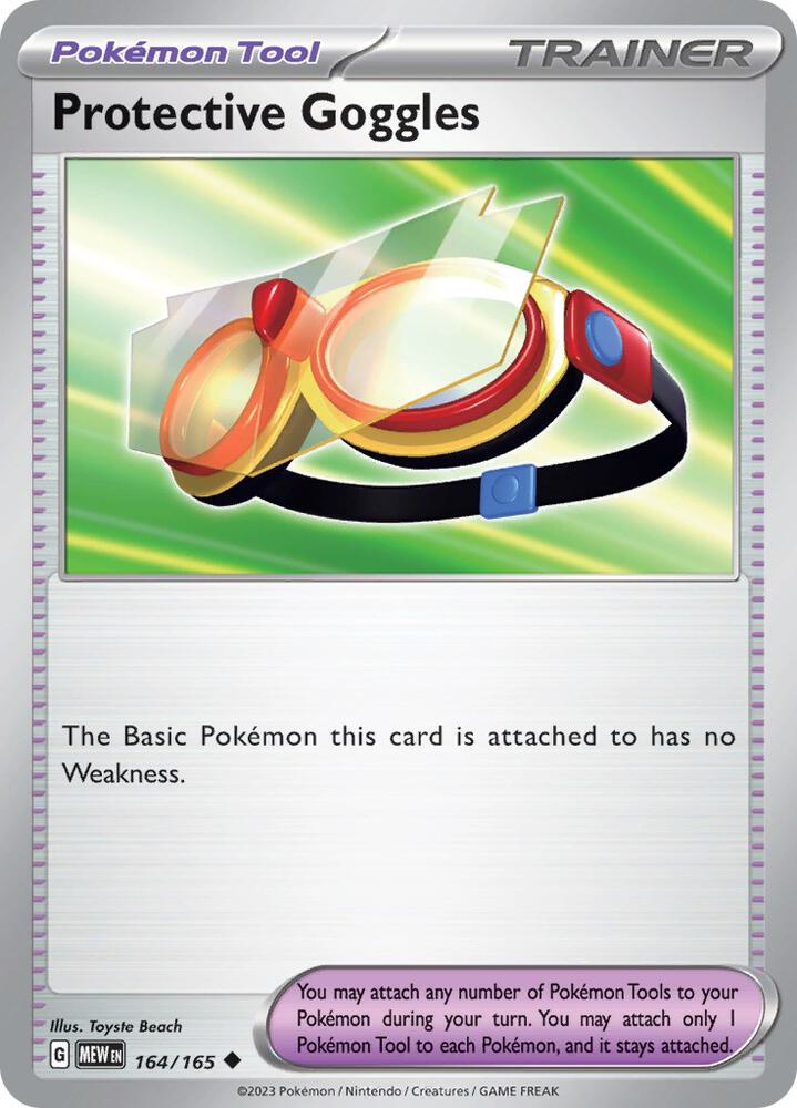 Pokemon - Protective Goggles - SV: Scarlet & Violet 151 (MEW)