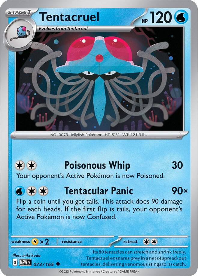 Pokemon - Tentacruel - SV: Scarlet & Violet 151 (MEW)