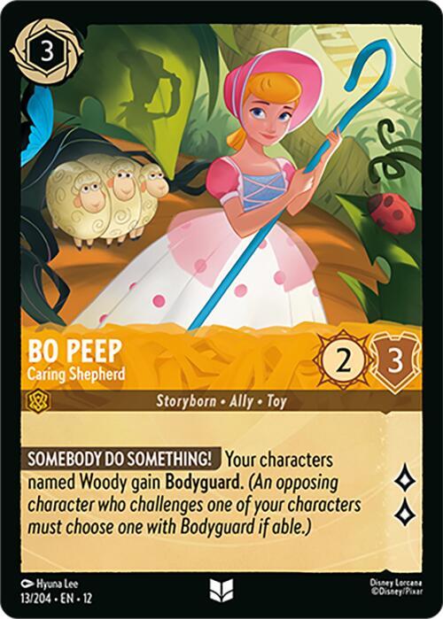 Lorcana - Bo Peep - Caring Shepherd - Wilds Unknown (12)