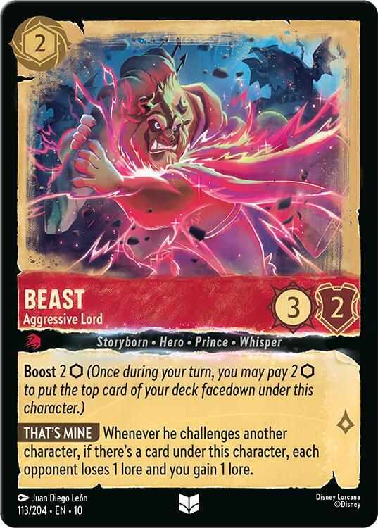 Lorcana - Beast Aggressive Lord - Whispers in the Well (10)