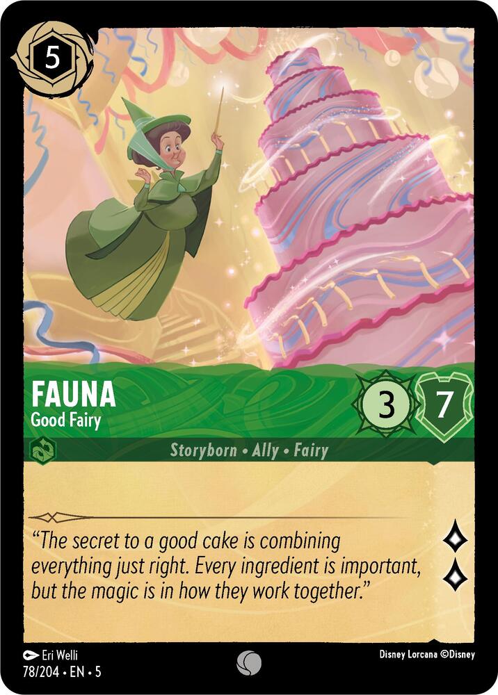 Lorcana - Fauna - Good Fairy - Cold Foil - Shimmering Skies (5)