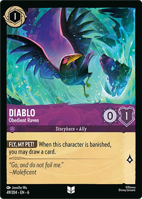 Lorcana - Diablo - Obedient Raven - Azurite Sea (6)