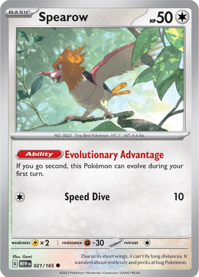 Pokemon - Spearow - SV: Scarlet & Violet 151 (MEW)