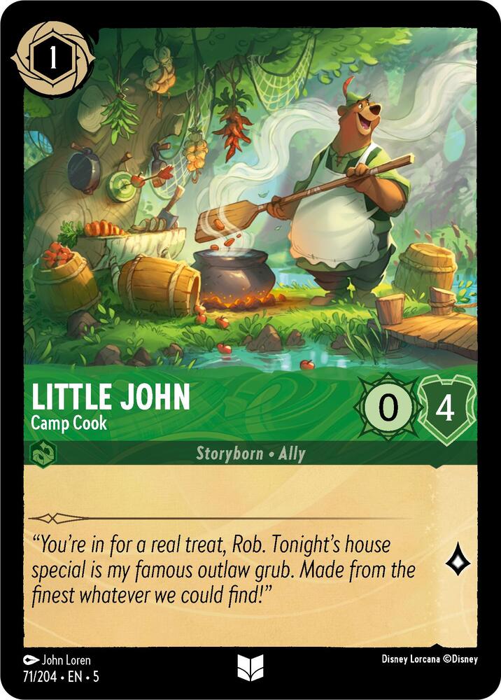 Lorcana - Little John - Camp Cook - Shimmering Skies (5)
