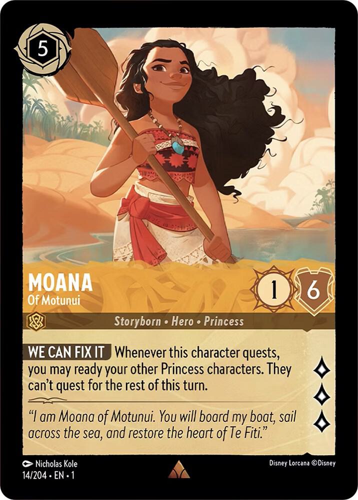 Lorcana - Moana - Of Motunui - The First Chapter (1)