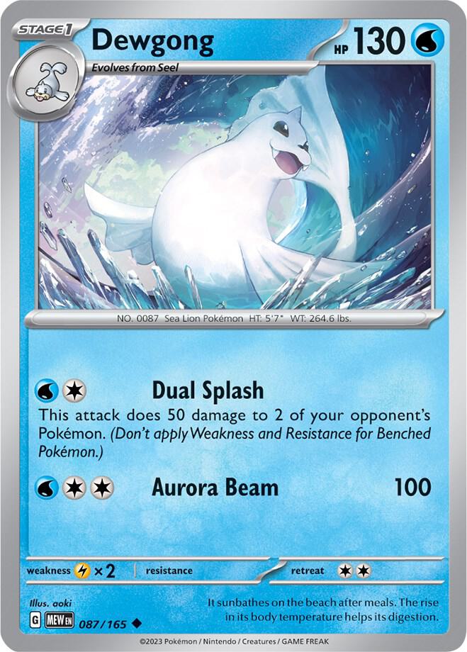 Pokemon - Dewgong - SV: Scarlet & Violet 151 (MEW)