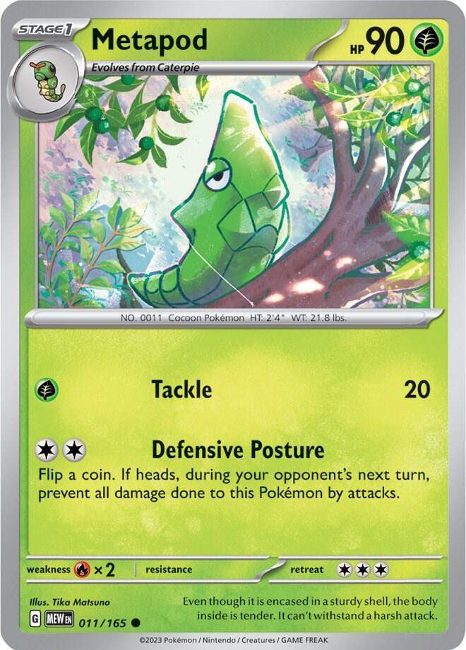 Pokemon - Metapod - SV: Scarlet & Violet 151 (MEW)