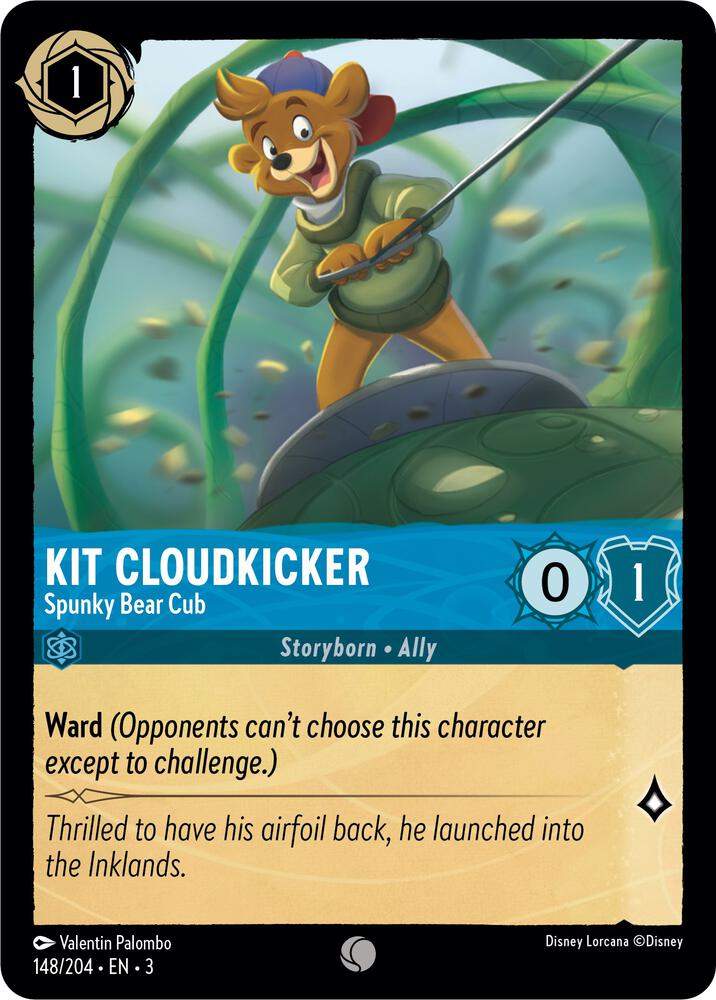 Lorcana - Kit Cloudkicker - Spunky Bear Cub - Into the Inklands (3)