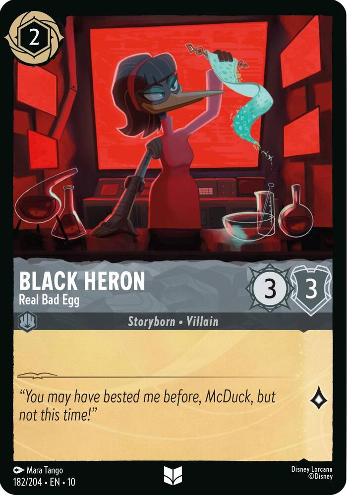 Lorcana - Black Heron Real Bad Egg - Whispers in the Well (10)