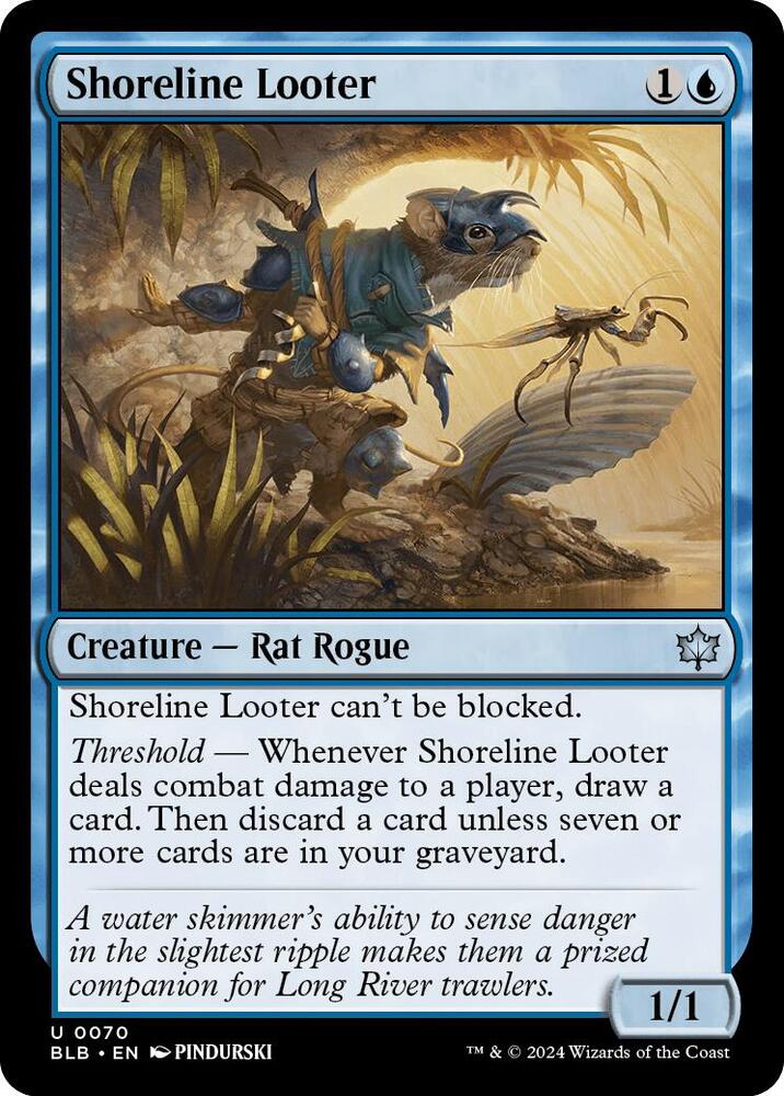 MTG - Shoreline Looter - Bloomburrow (BLB)