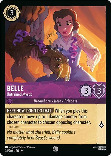 Lorcana - Belle - Untrained Mystic - Fabled (9)