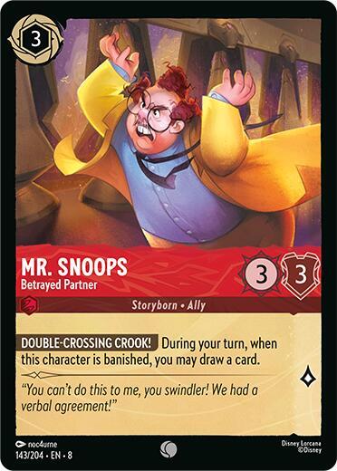 Lorcana - Mr. Snoops - Betrayed Partner - Reign of Jafar (8)