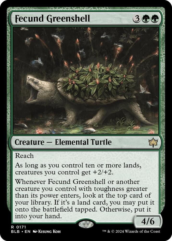 MTG - Fecund Greenshell - Bloomburrow (BLB)