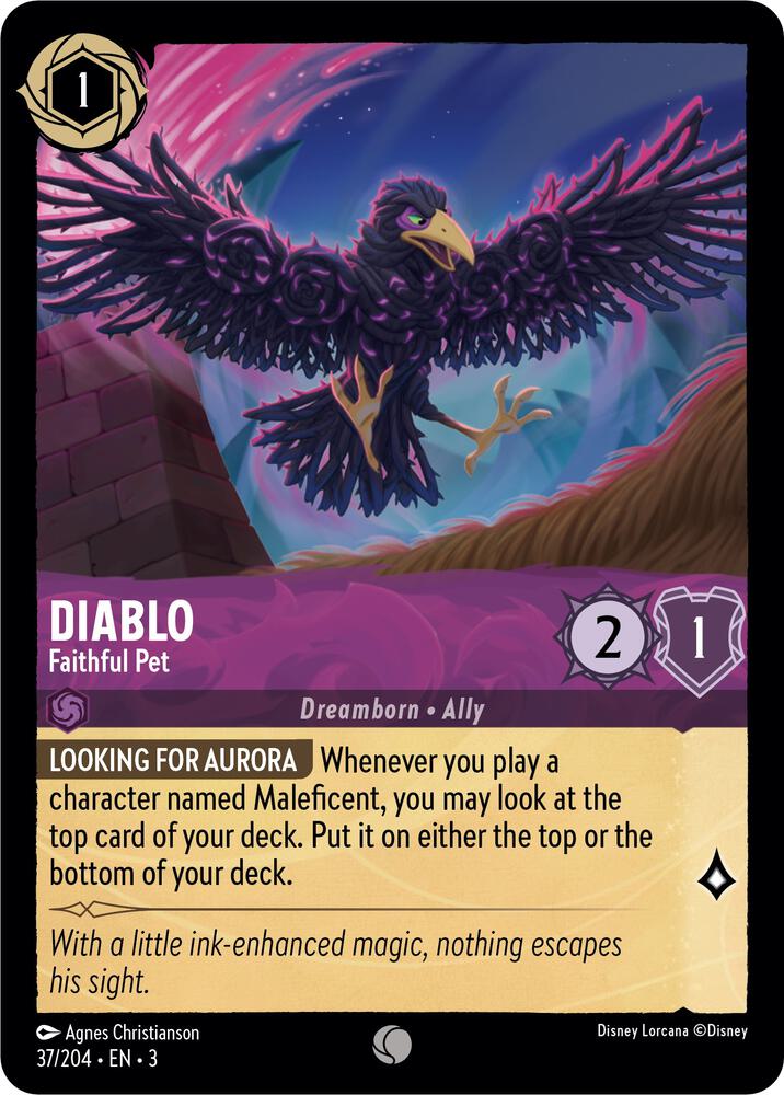 Lorcana - Diablo - Faithful Pet - Into the Inklands (3)