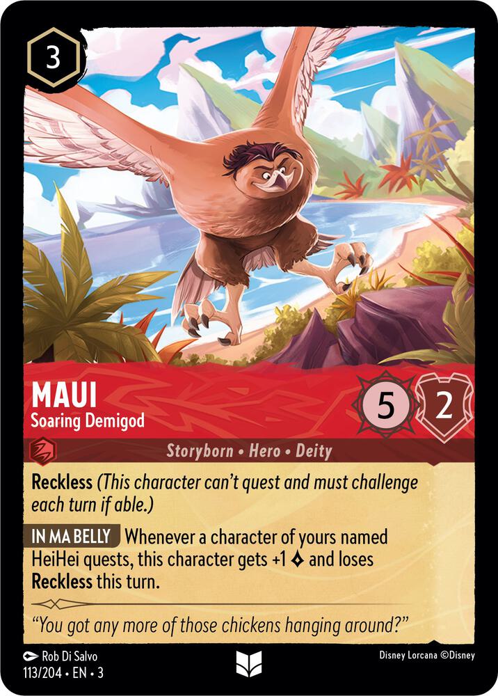 Lorcana - Maui - Soaring Demigod - Into the Inklands (3)