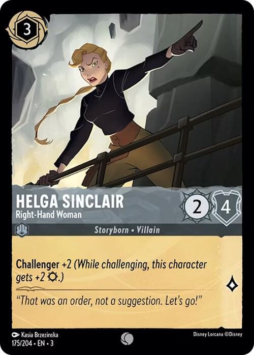 Lorcana - Helga Sinclair - Right-Hand Woman - Into the Inklands (3)