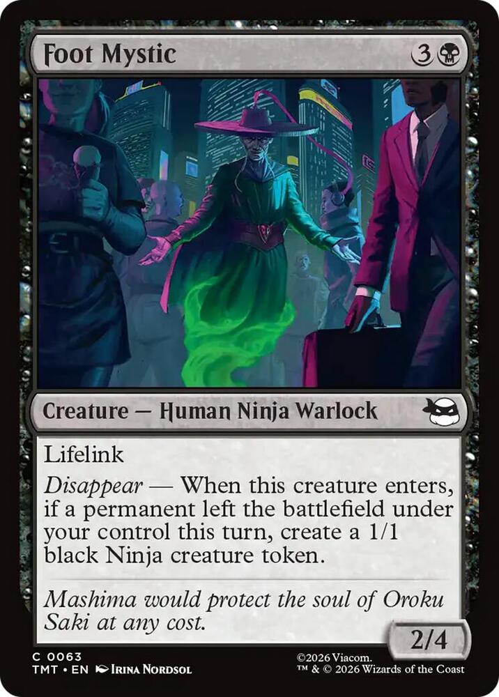 MTG - Foot Mystic - Teenage Mutant Ninja Turtles (TMT)