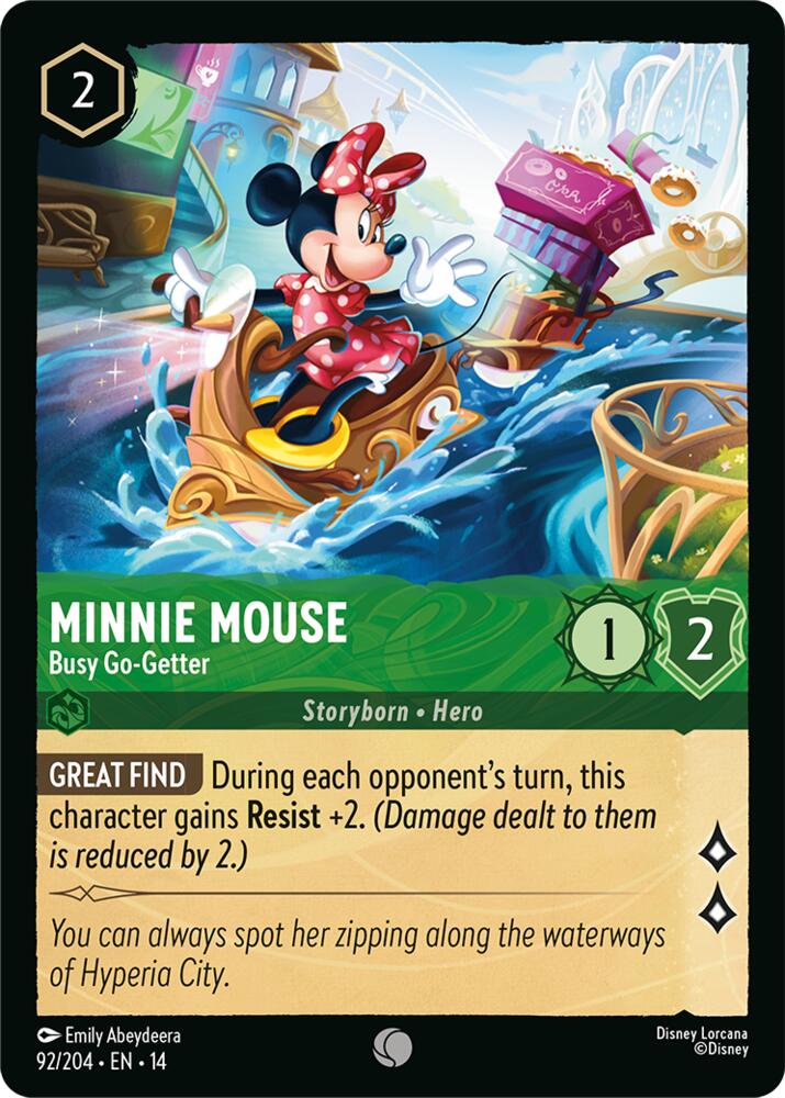 Lorcana - Minnie Mouse - Busy Go-Getter - Hyperia City (14)