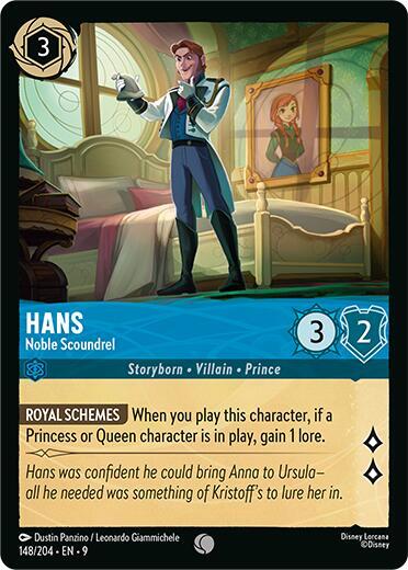 Lorcana - Hans - Noble Scoundrel - Fabled (9)
