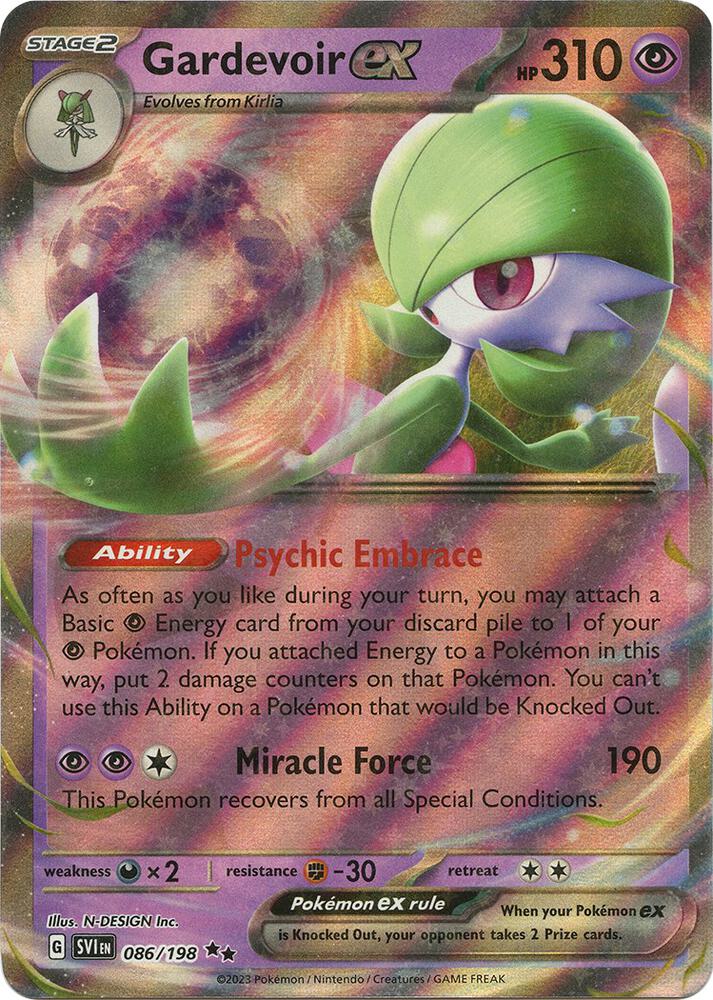Pokemon - Gardevoir ex - 086/198 - SV01: Scarlet & Violet Base Set (SVI)