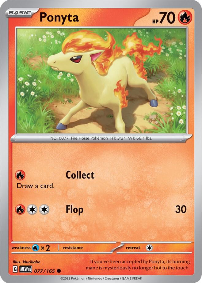 Pokemon - Ponyta - SV: Scarlet & Violet 151 (MEW)