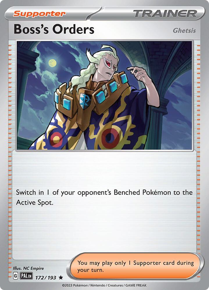 Pokemon - Boss's Orders - 172/193 - SV02: Paldea Evolved (PAL)